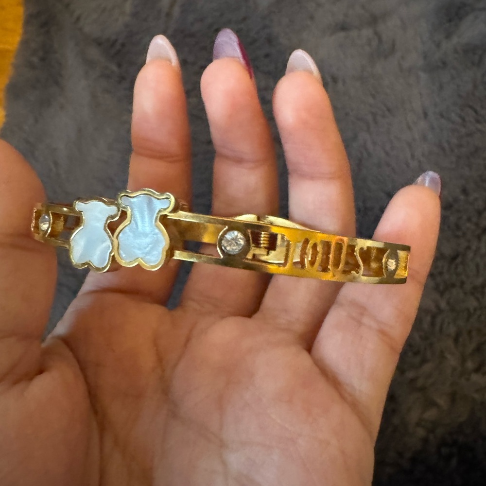 Tous gold braclet